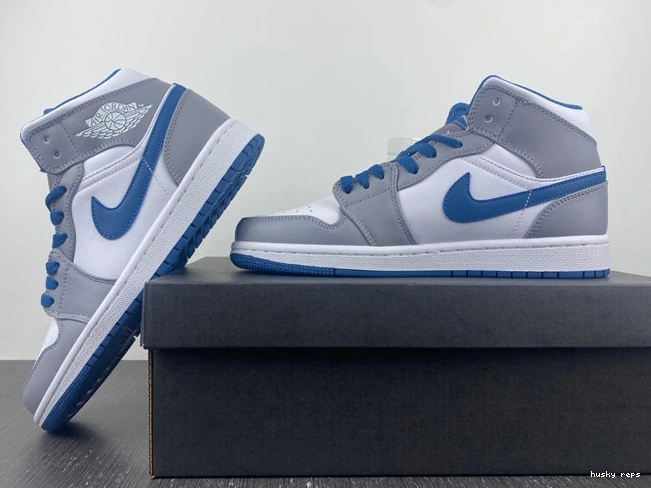 Cheap Husky Blue Cement Mid DO8423- True 1 3690 Comfortable Jordan 1014